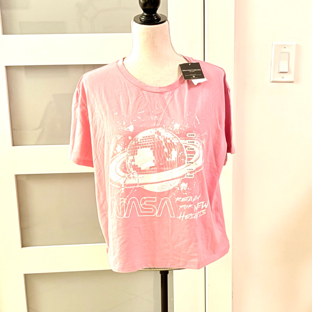 Grayson Threads Pink Nasa Graphic Tee
